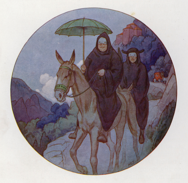 Illustration for Don Quixote von Harry George Theaker