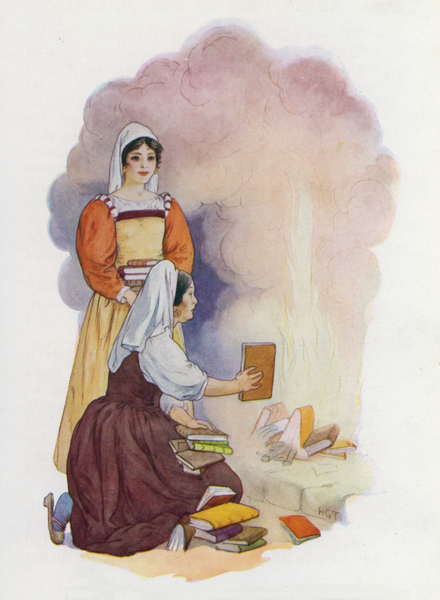 Illustration for Don Quixote von Harry George Theaker