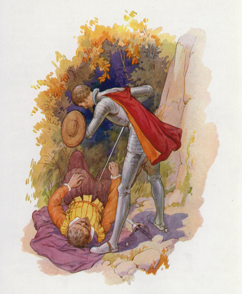 Illustration for Don Quixote von Harry George Theaker