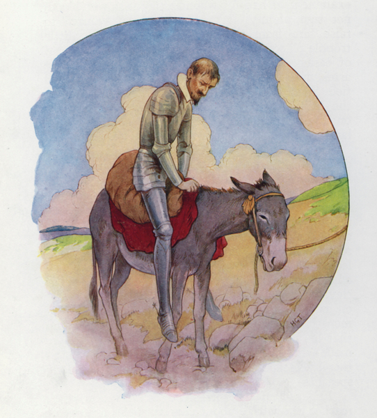 Illustration for Don Quixote von Harry George Theaker