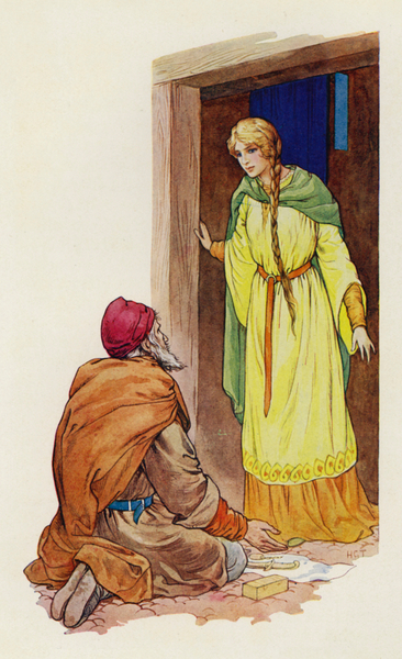 On the instant Marian knew the face of Roger the Cruel von Harry George Theaker