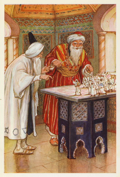 King Aben Habuz and the Arabian Astrologer von Harry George Theaker