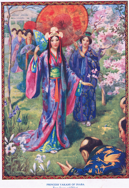 Princess Yakami of Inaba (from Susano and Ohkuni) von Harry George Theaker