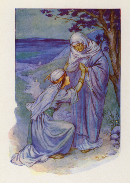 Ruth and Naomi von Harry George Theaker