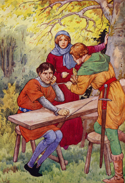 Now on the shaft of that arrow, Sheriff, write your own name von Harry George Theaker