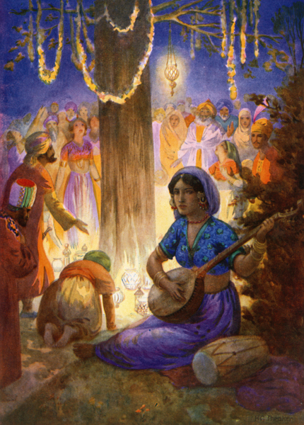 They came with Garlands, Lamps and Music von Harry George Theaker