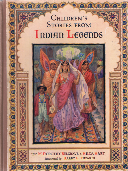 Front cover, illustration fromChildrens Stories from Indian Legends, c.1930s von Harry George Theaker