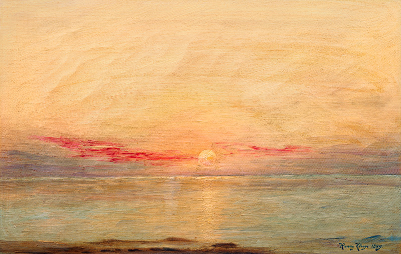 Sonnenuntergang, Skagen von Harry Kluge