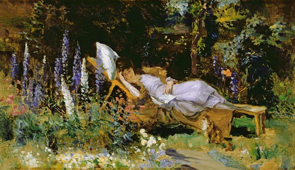 An Afternoon Nap von Harry Mitten Wilson