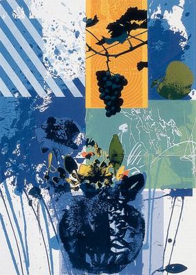 Blaue Vase I von Hassan Hashemi