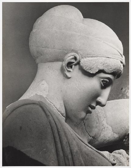 Olympia: head of the bride Deidameia from the west pediment of the Temple of Zeus