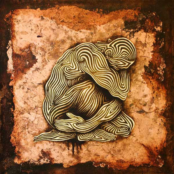 Kontemplation auf Kupfer von Jonas Heinevetter