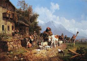 Heimkehr von der Alm