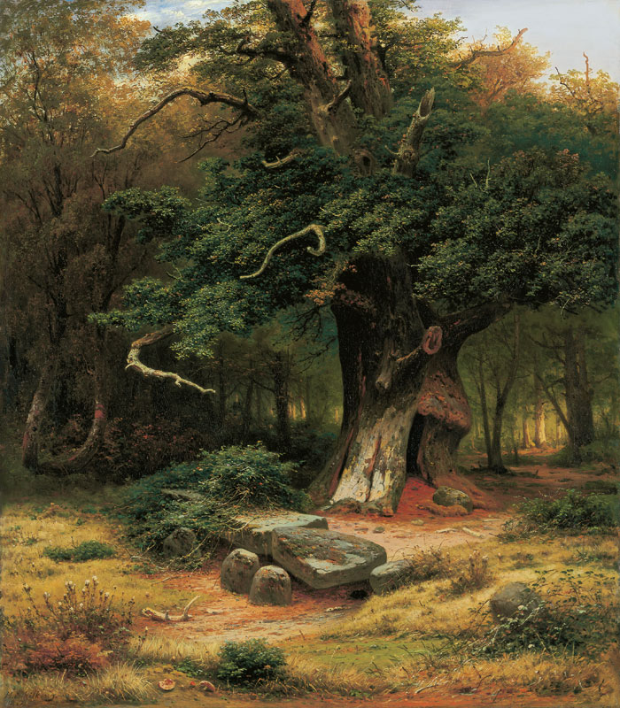 Das Hünengrab im Walde von Heinrich Schilking