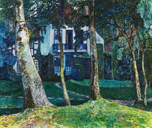 Die blaue Stunde (Barkenhoff) von Heinrich Vogeler