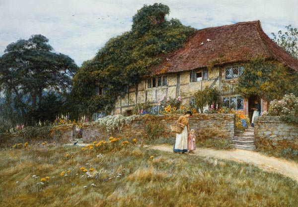 At Stedham near Midhurst von Helen Allingham