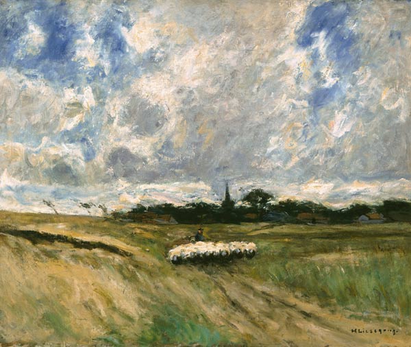 Schafherde von Helmuth Liesegang