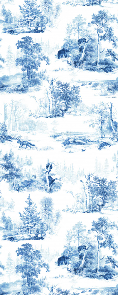 Hl011  Woodlands Blue   1206mm X 3000mm von Hendon Lane
