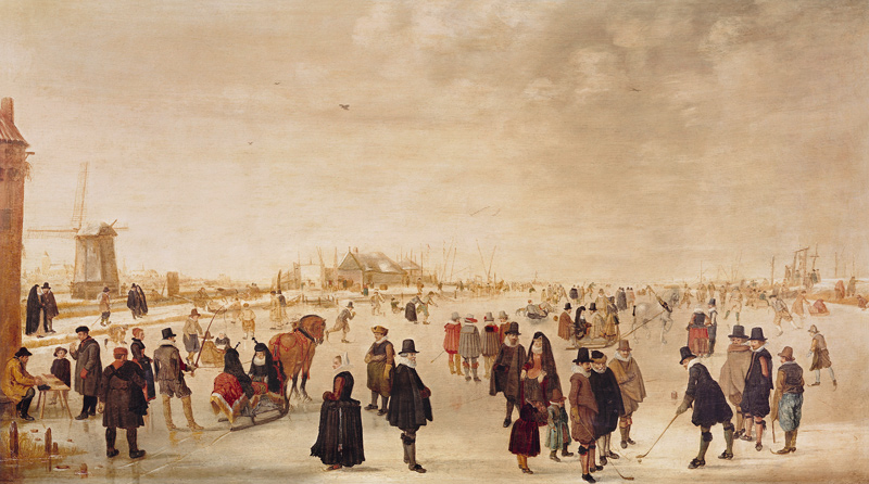 Entertainment on the Ice von Hendrik Averkamp