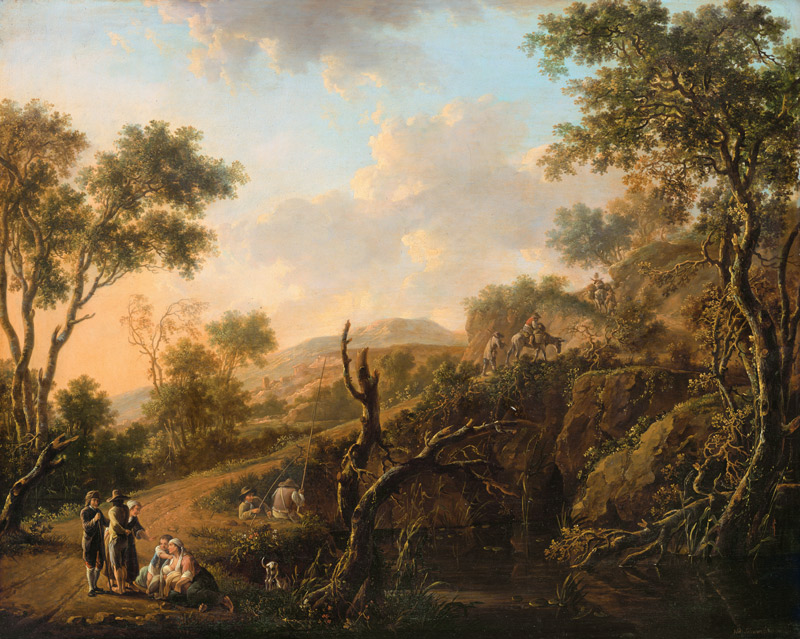 Italian Landscape von Hendrik Willem Schweickardt