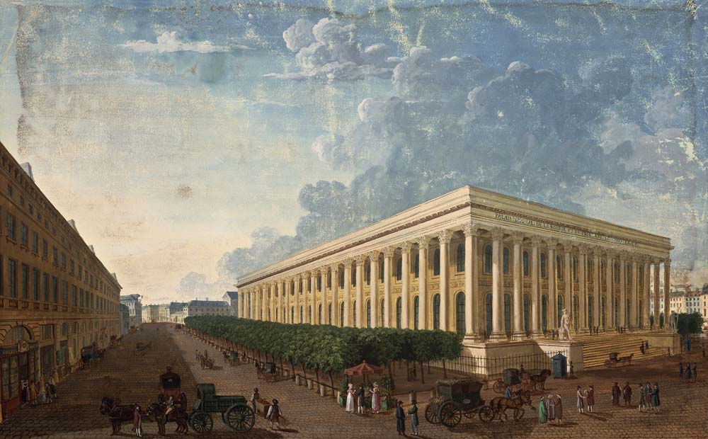The Palais de la Bourse von Henri Courvoisier-Voisin