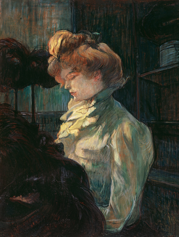Die Modistin von Henri de Toulouse-Lautrec
