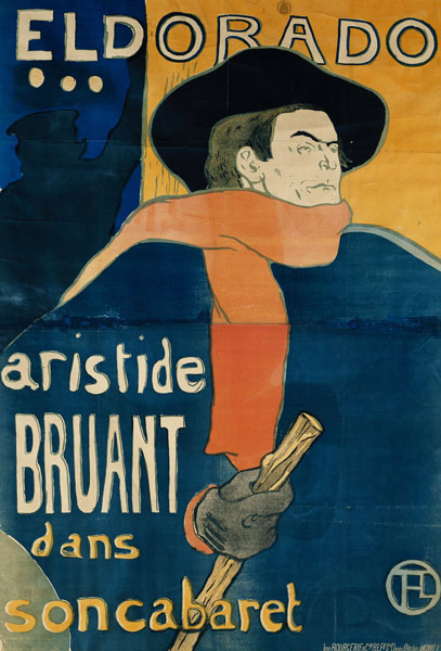 Eldorado, Aristide Bruant von Henri de Toulouse-Lautrec