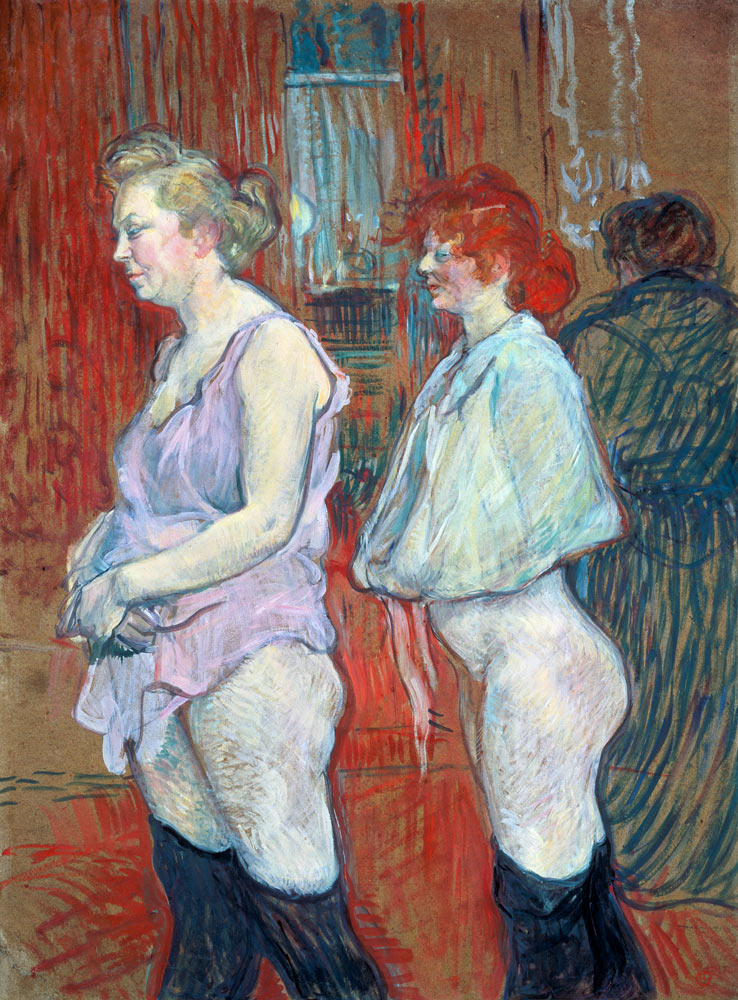 Rue des Moulins von Henri de Toulouse-Lautrec