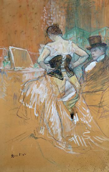 Woman at her Toilet, study for 'Elles' c.1896 (ch