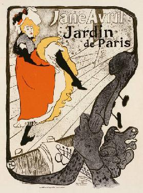 Jane Avril im Jardin de Paris (Plakat)
