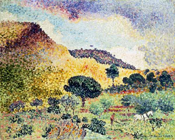 The Maures Mountains von Henri-Edmond Cross