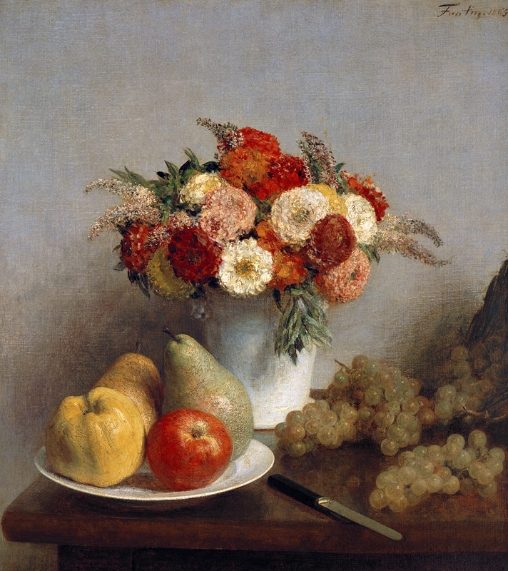 Blumen und Früchte von Henri Fantin-Latour