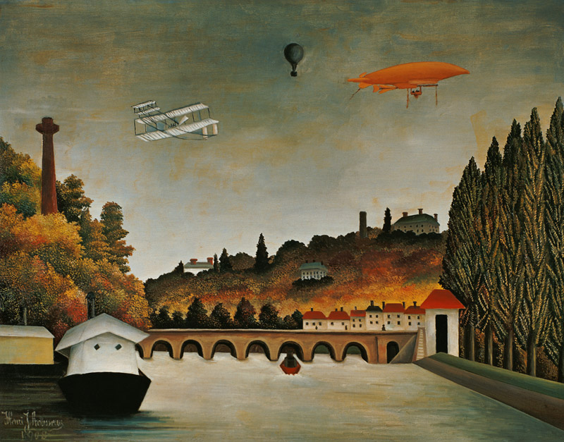 Brücke in Sèvres von Henri Julien Félix Rousseau