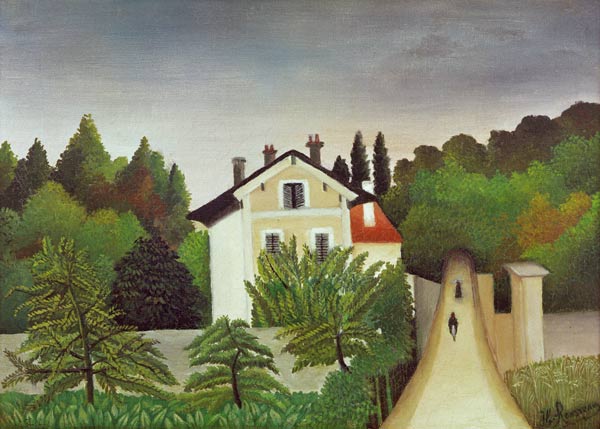 H.Rousseau, Banks of the Oise von Henri Julien Félix Rousseau