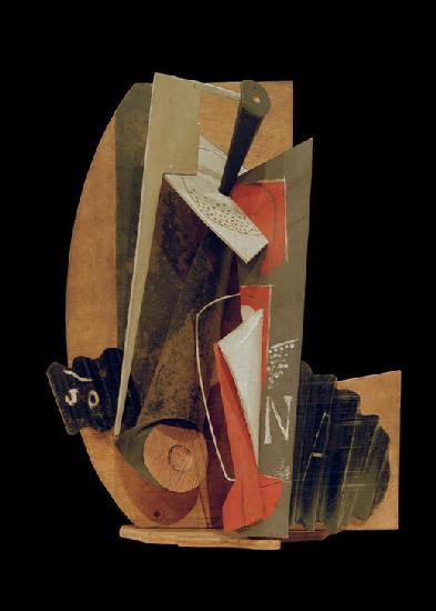 Bottle, Glass and Newspaper