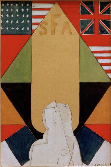 Woman with Flags – S.F.A.