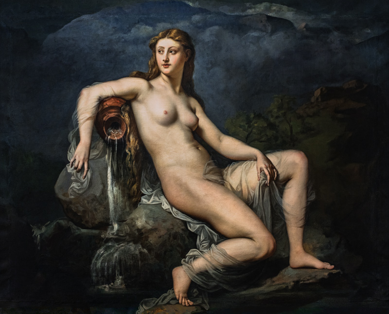 Das Wasser oder Die Quelle (L'Eau ou La source) von Henri Lehmann