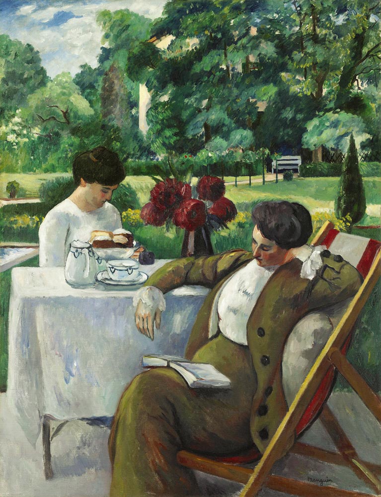 Die Teestunde in der Villa Flora, Winterthur von Henri-Charles Manguin