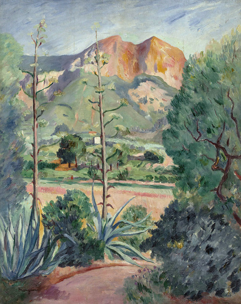 Les Aloès en fleurs à Cassis von Henri-Charles Manguin