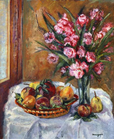 Oleander und Obst; Lauriers Roses et Fruits, 1941