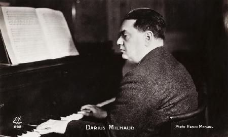 Porträt von Darius Milhaud