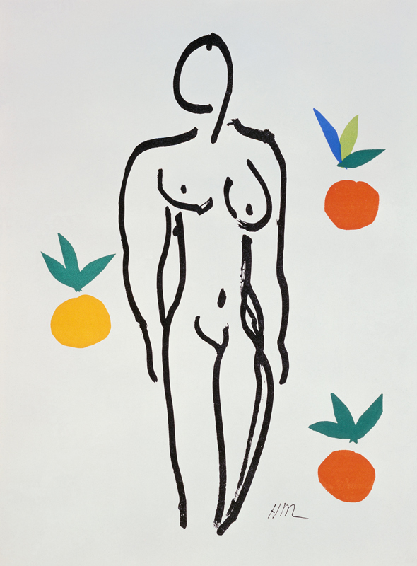 Nude with Oranges von Henri Matisse