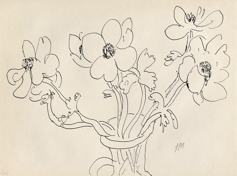 Anémones in a Vase von Henri Matisse