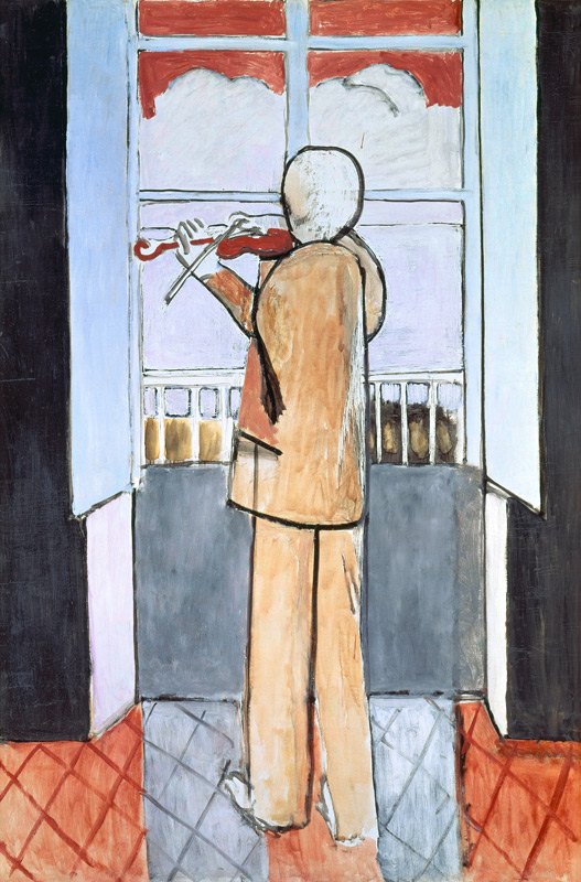 The Violinist at the Window von Henri Matisse