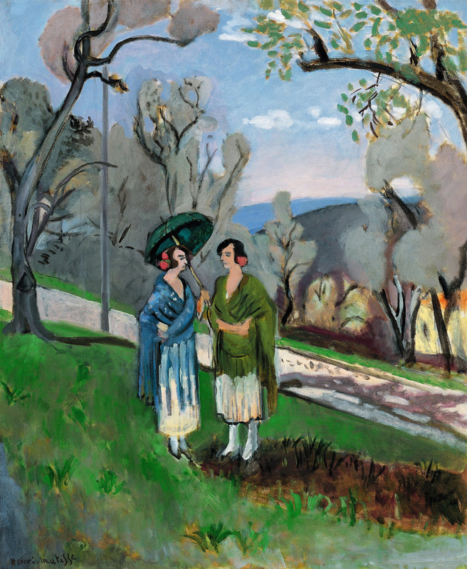 The Conversation under the Olive Trees von Henri Matisse
