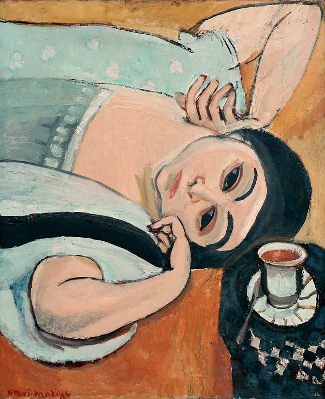 Laurette with a Cup of Coffee von Henri Matisse