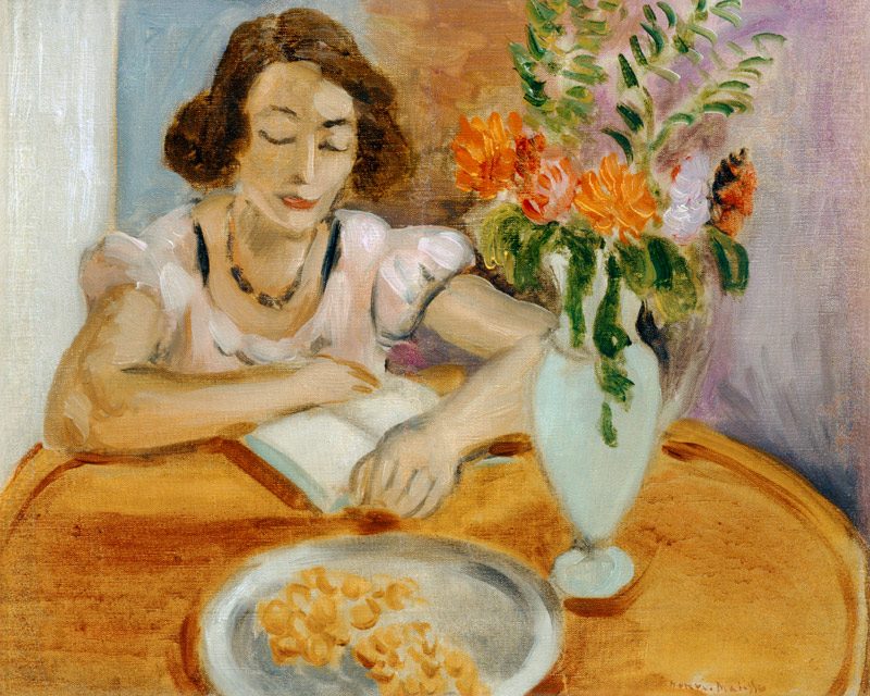 Woman Reading von Henri Matisse