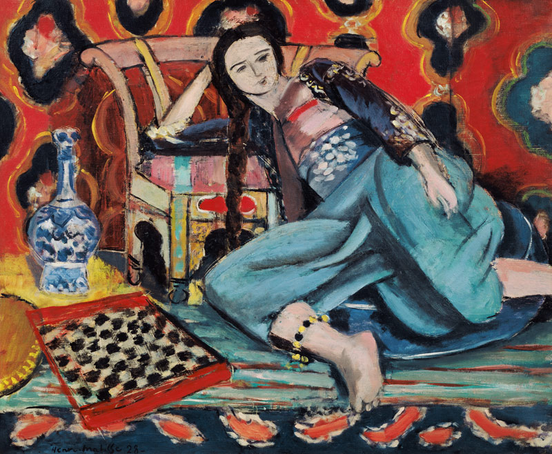 Odalisque in a Turkish armchair von Henri Matisse