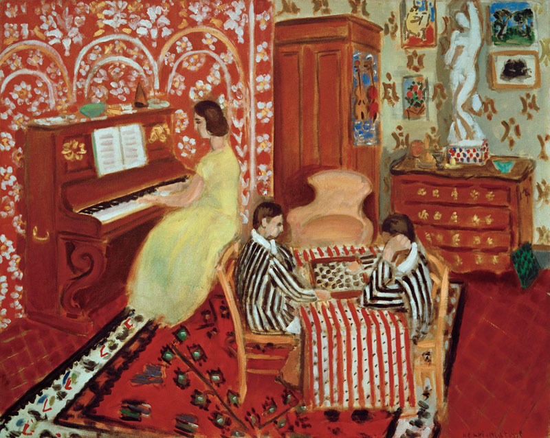 Pianist and Draughts Players von Henri Matisse