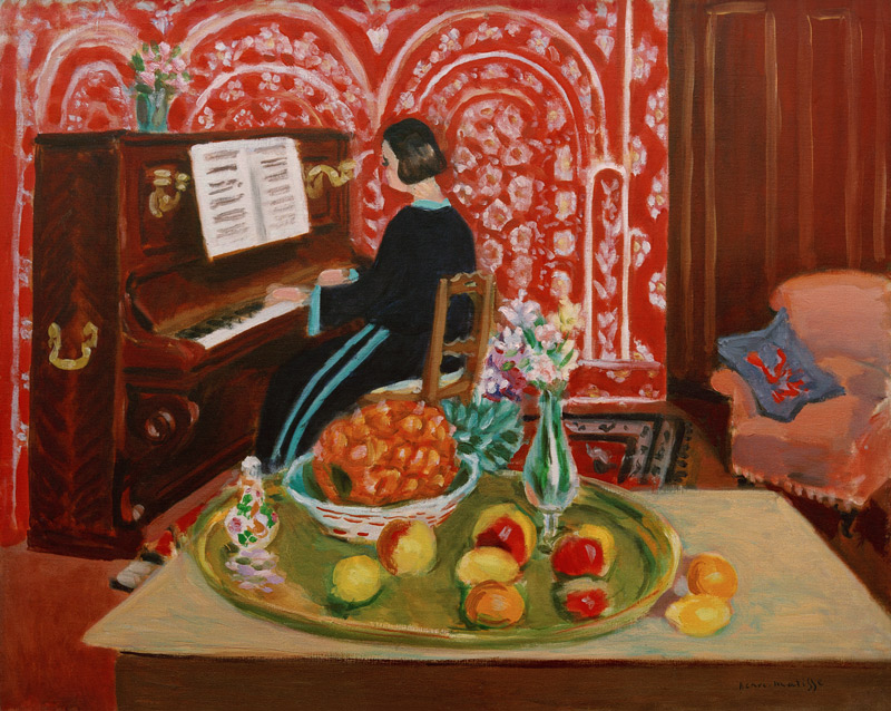 Pianist and still life von Henri Matisse